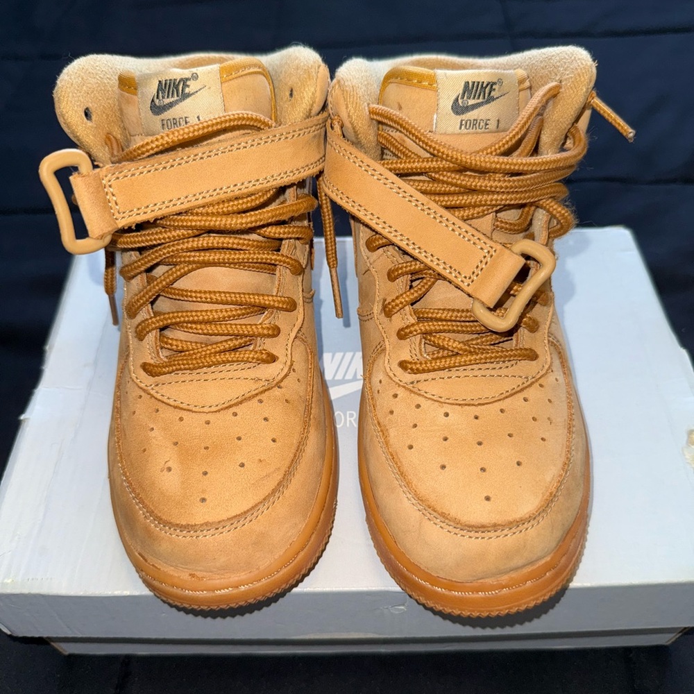 Nike Air Force 1 Mid Wheat – Size 2.5Y